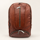 Cork Padel Leather Bag (Brown/Silver)