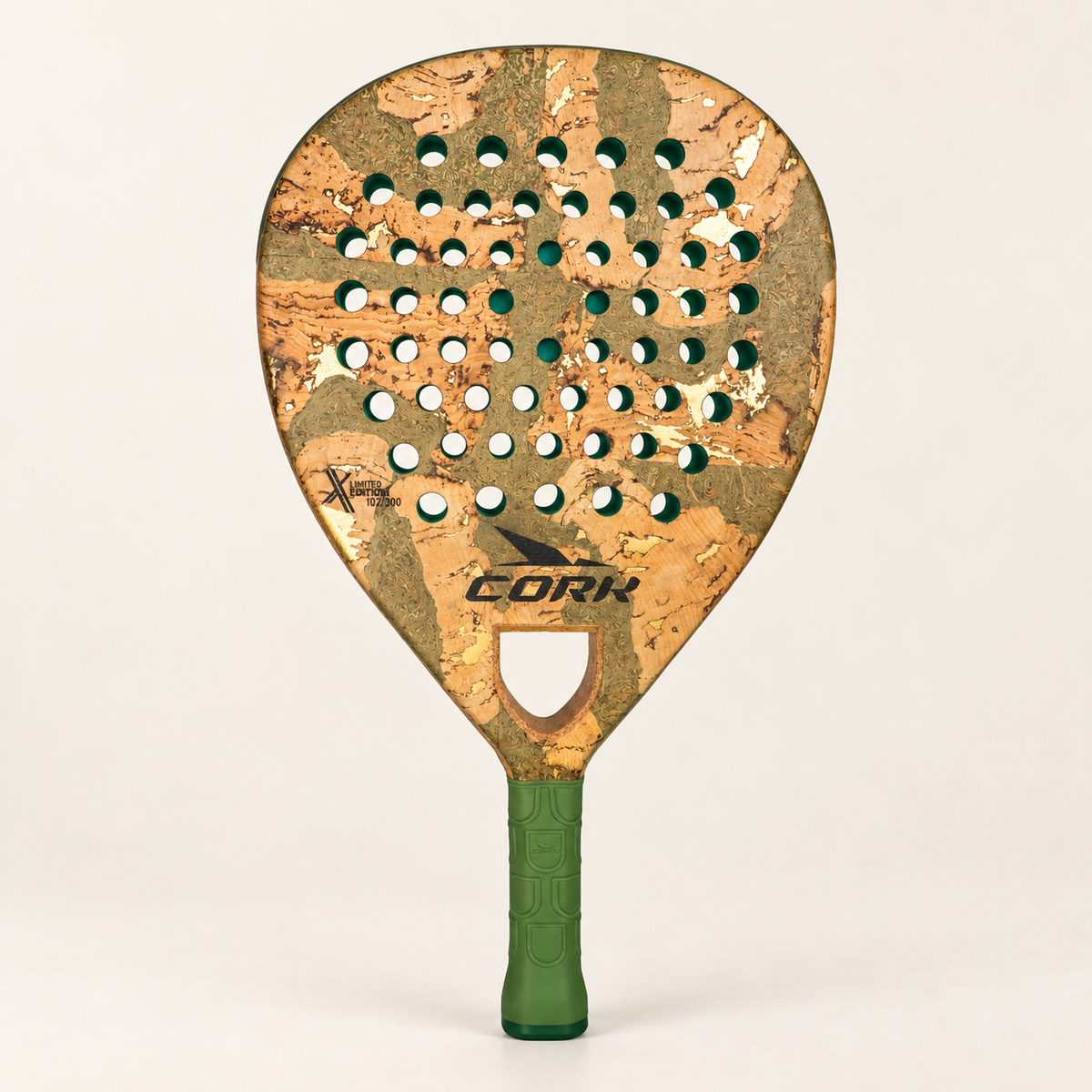 Cork Padel Racket - Extreme Green