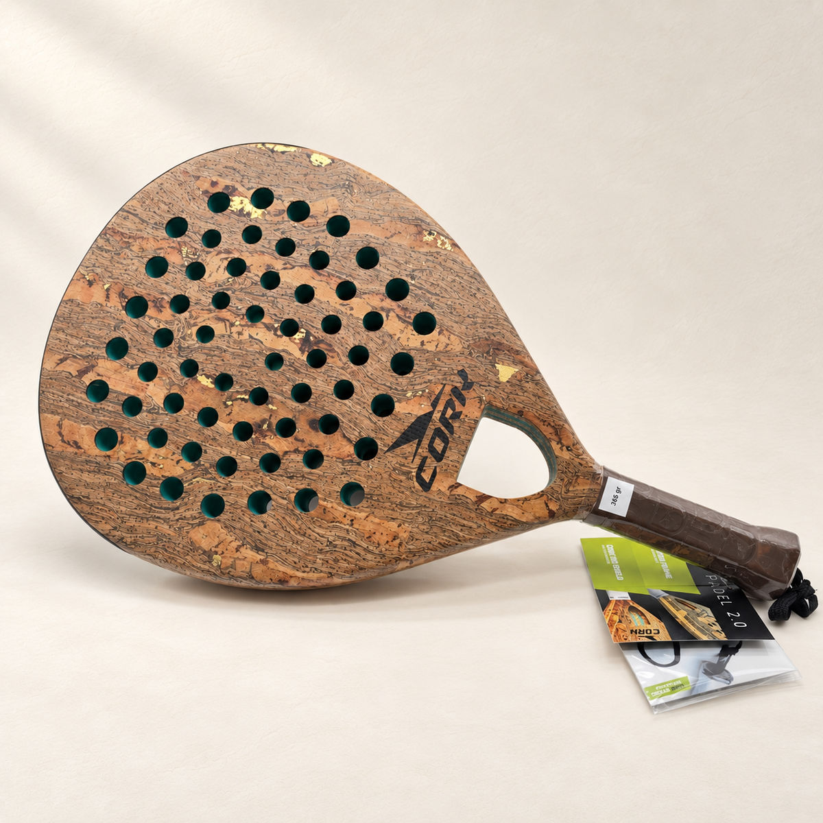 Cork Padel Racket - Premium Hybrid III