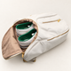 Cork Padel Leather Bag (White/Gold)